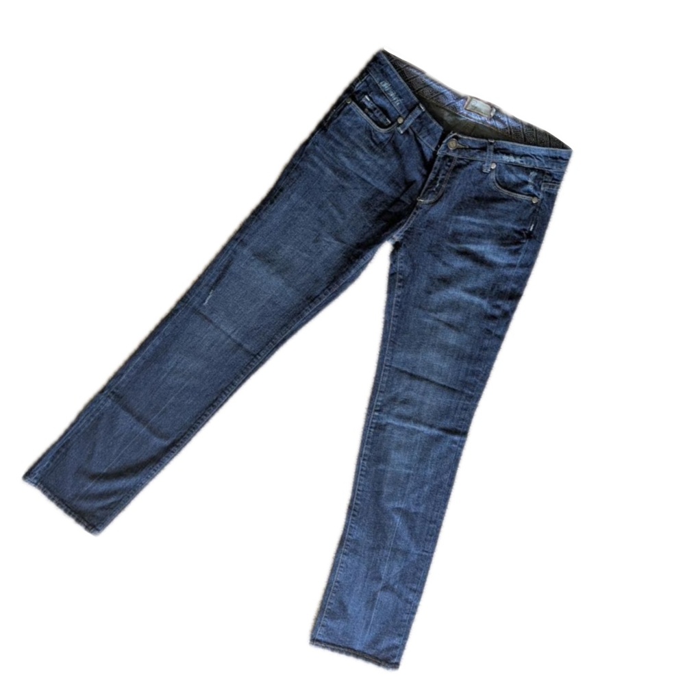 paige premium denim NWOT straight leg dark wash low rise melrose jeans